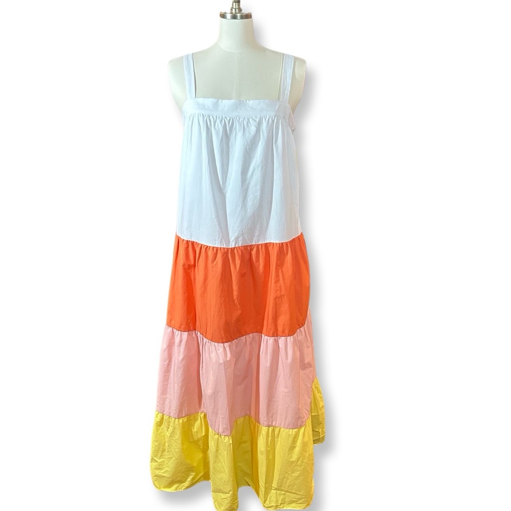 English Factory Color block sundress
